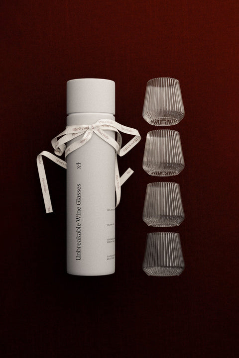 The Unbreakable Wine Glass (4 - Pack) - Djuce Studio